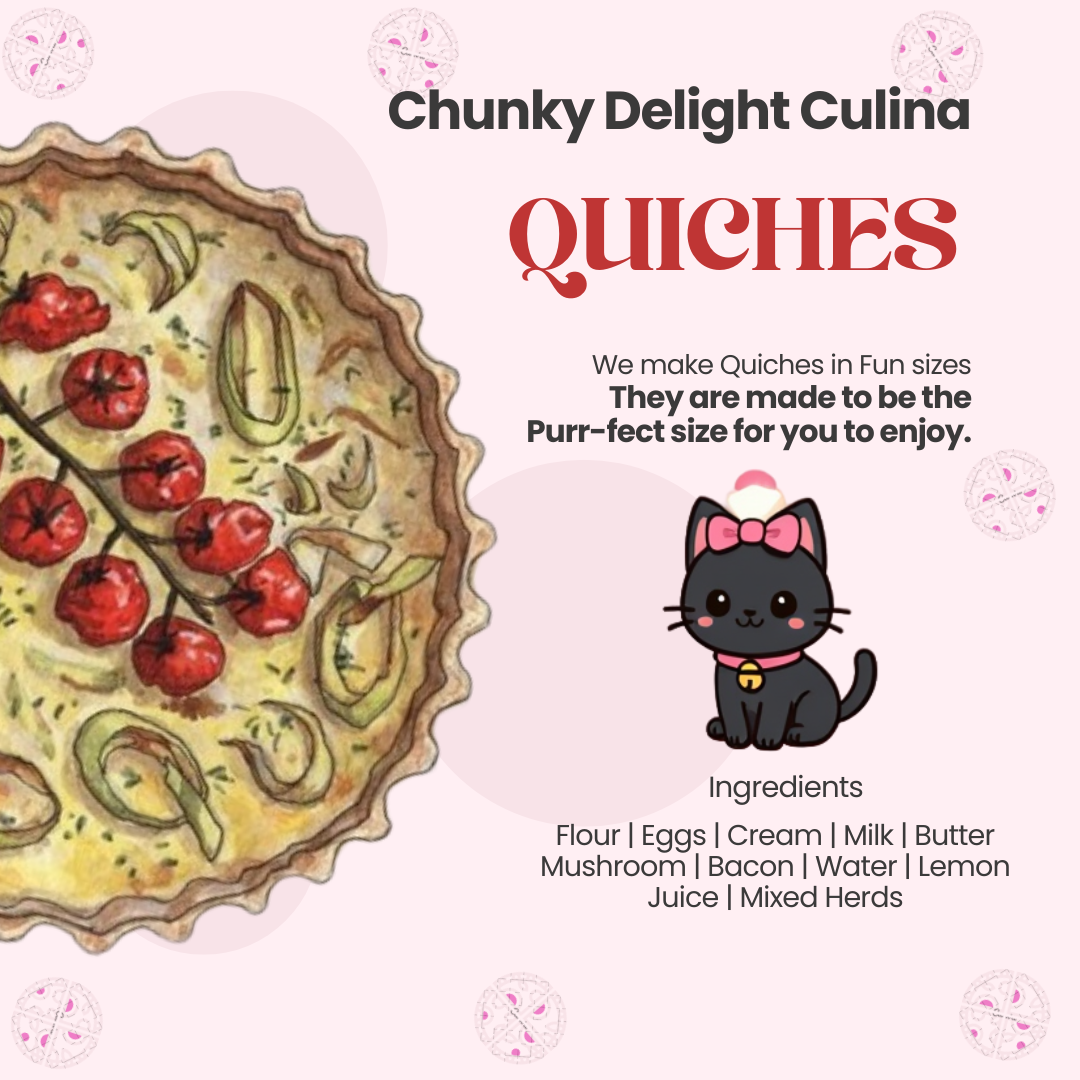 Bacon & Mushroom Quiche