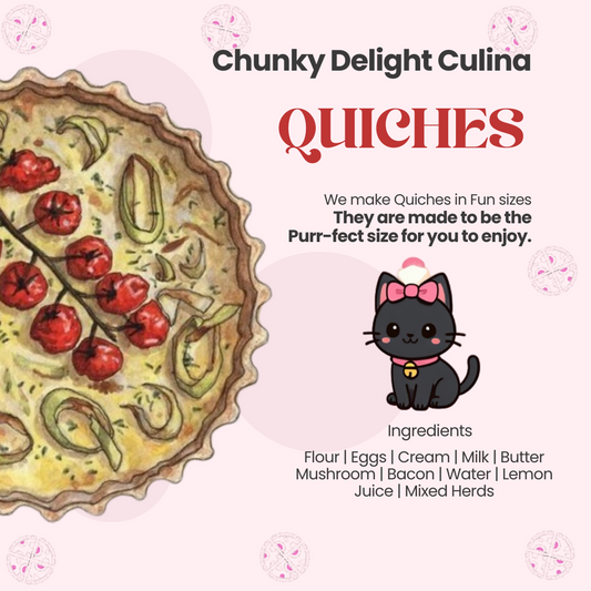 Bacon & Mushroom Quiche