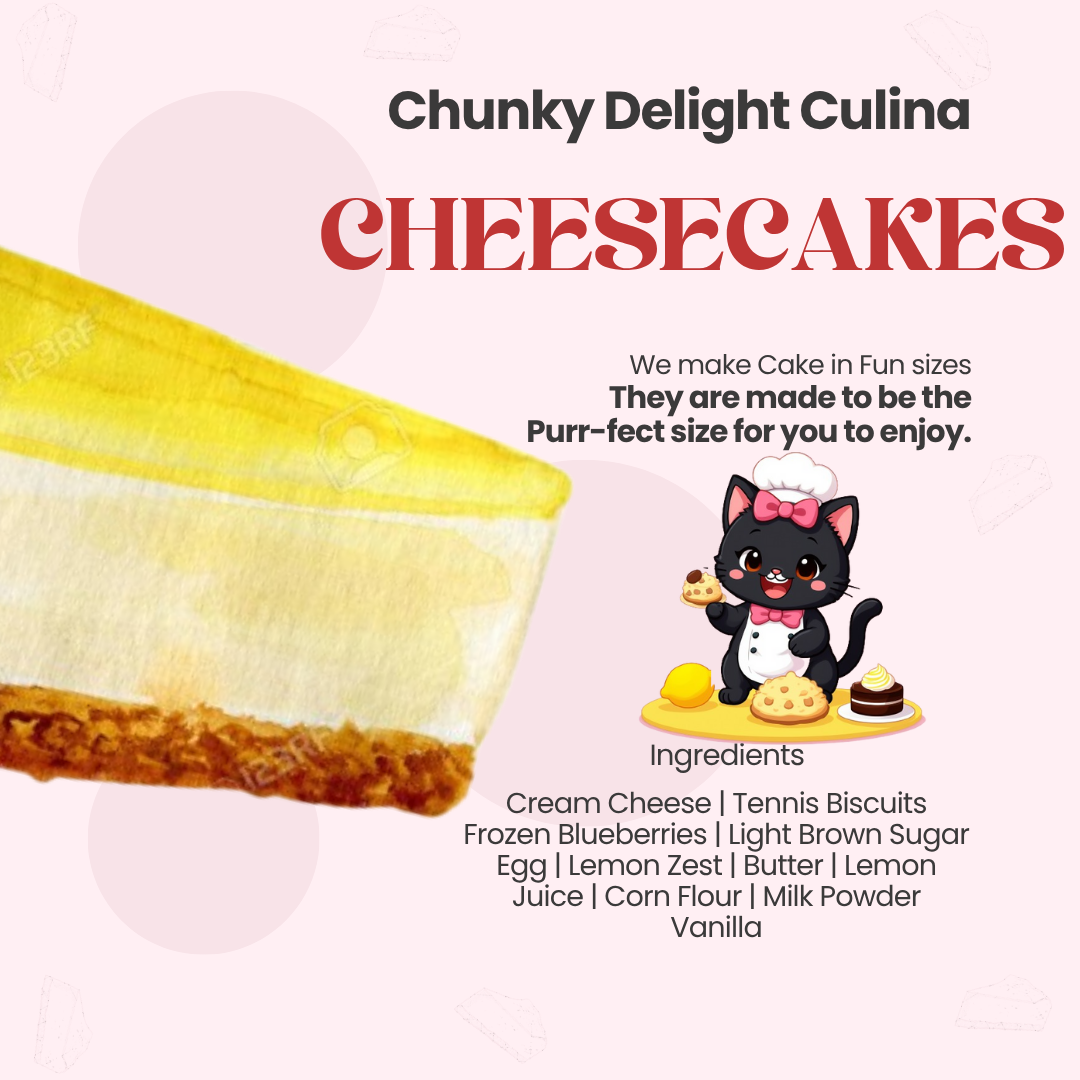 Lemon & Blueberry Cheesecake